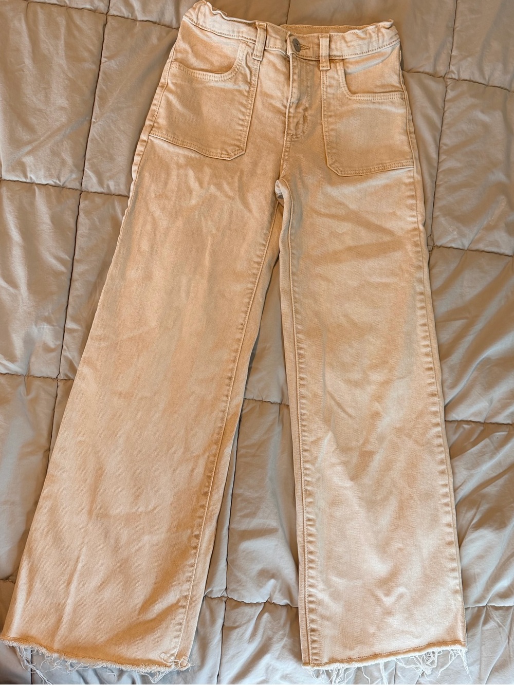 art class Beige Wide-Leg Kids Jeans